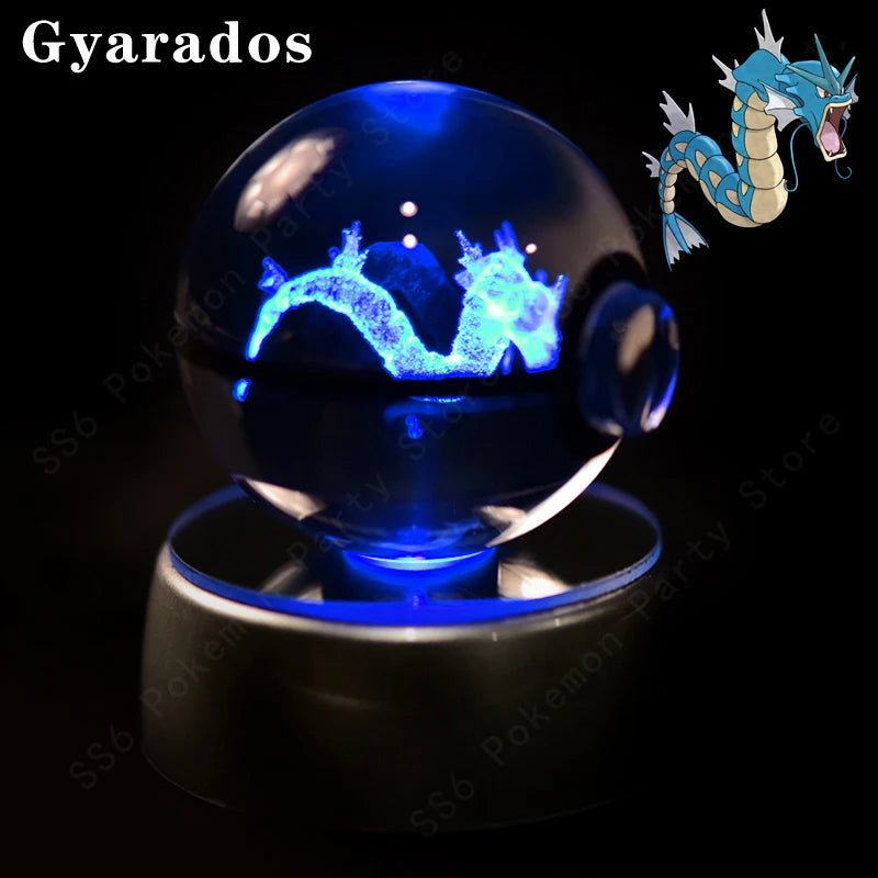 Pokémon 3D Crystal Night Light