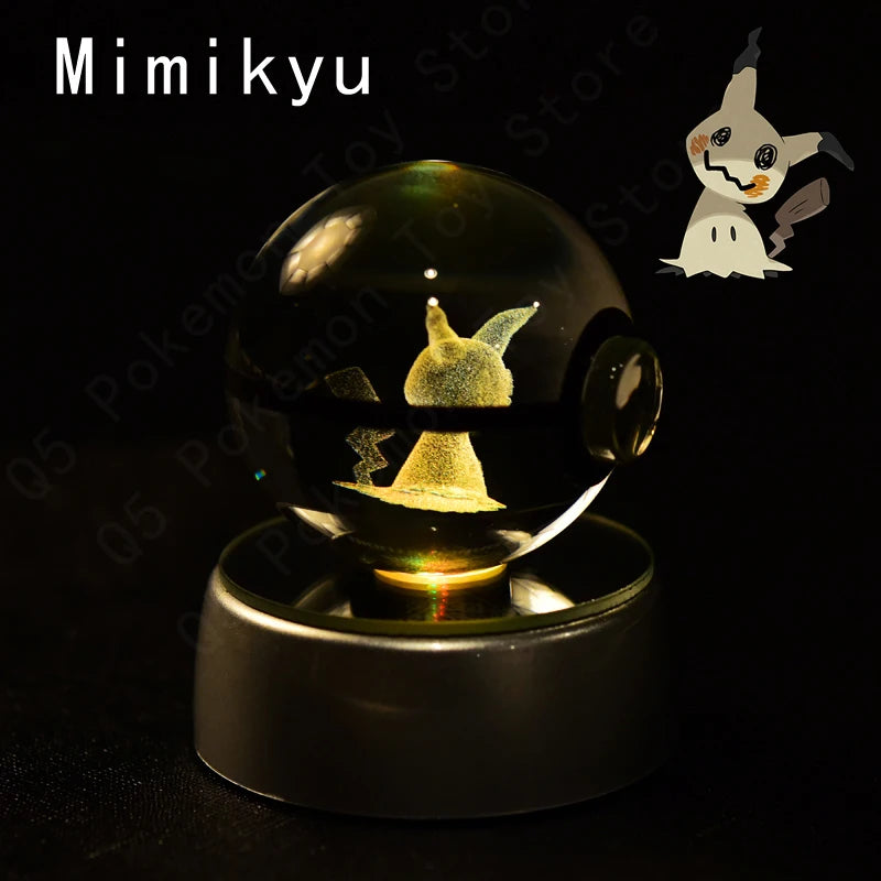 Pokémon 3D Crystal Night Light