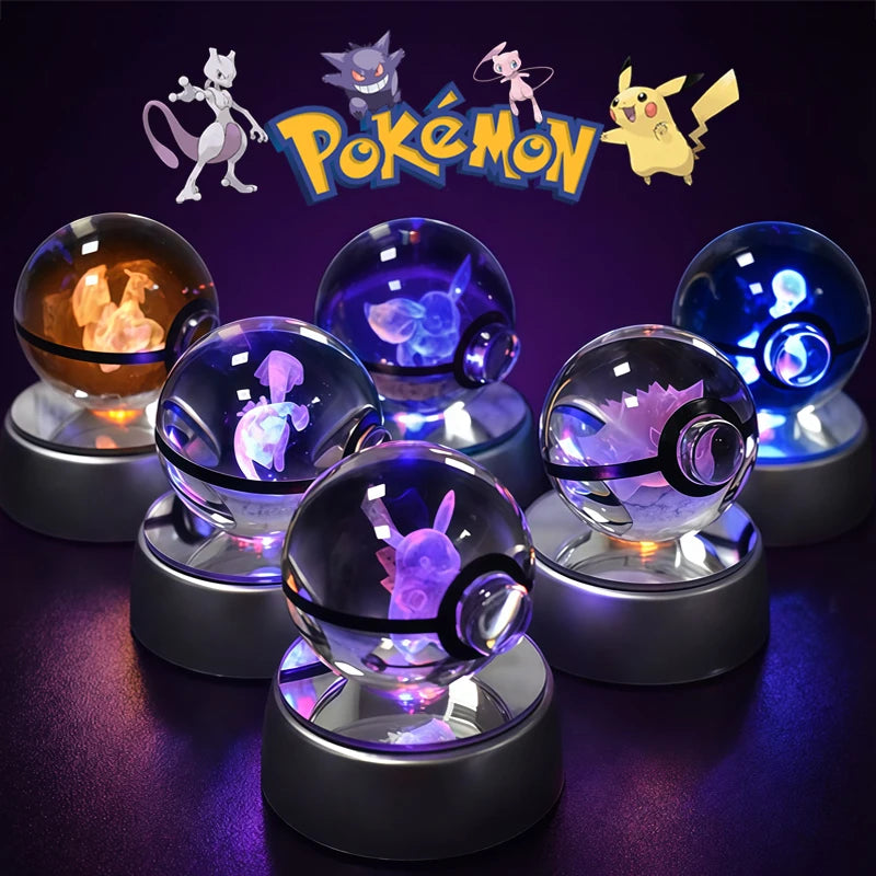 Pokémon 3D Crystal Night Light