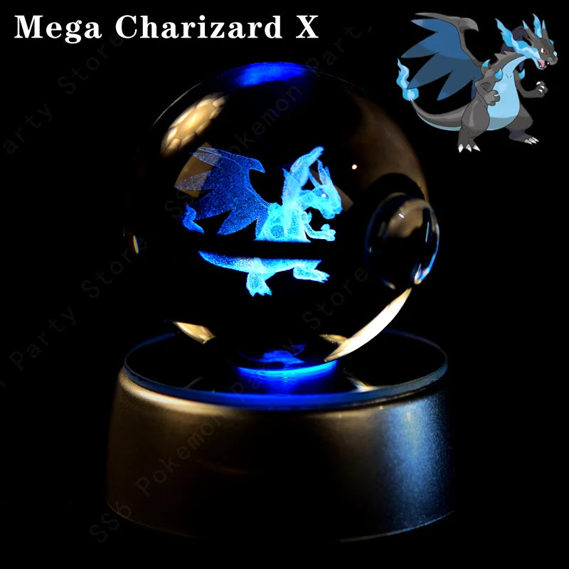 Pokémon 3D Crystal Night Light