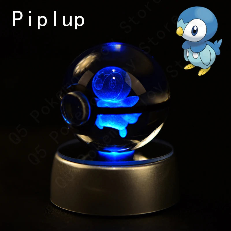 Pokémon 3D Crystal Night Light