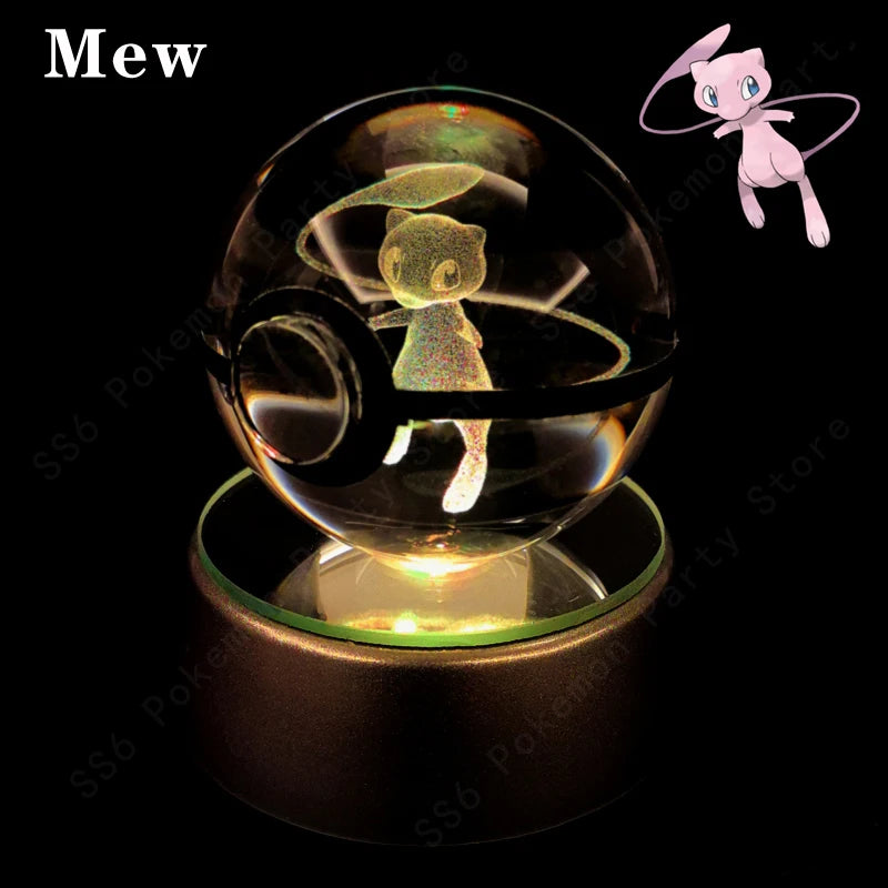 Pokémon 3D Crystal Night Light