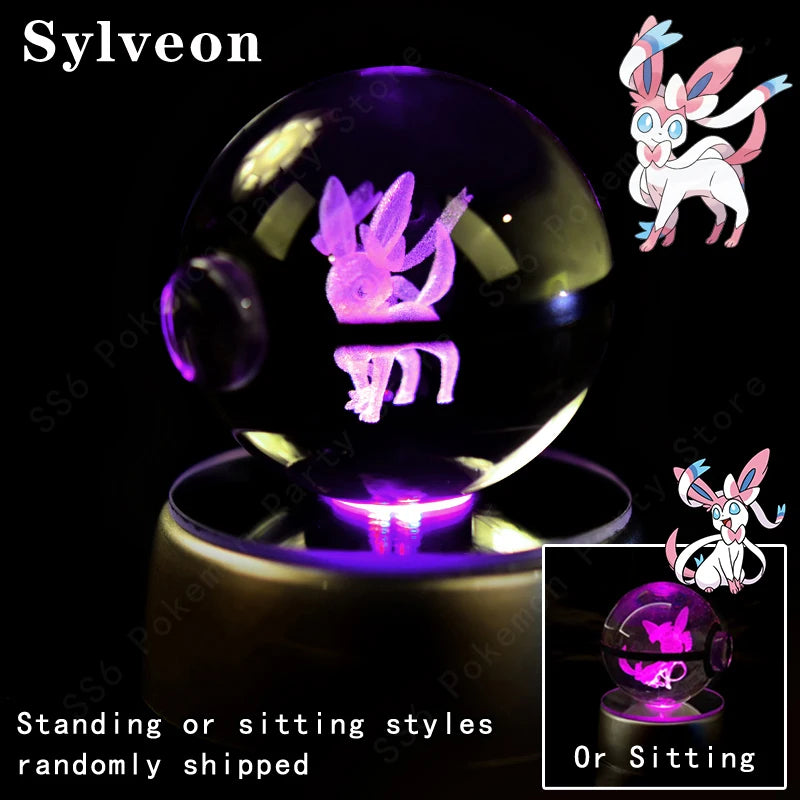 Pokémon 3D Crystal Night Light