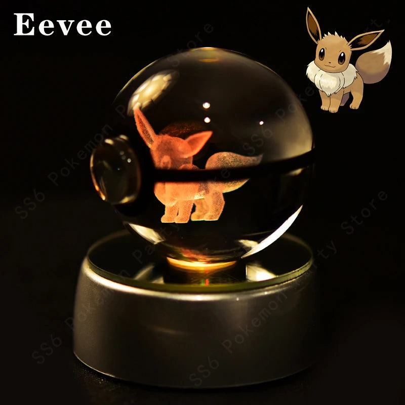 Pokémon 3D Crystal Night Light