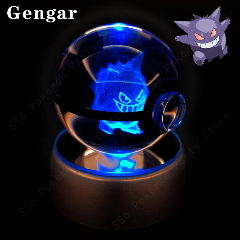 Pokémon 3D Crystal Night Light
