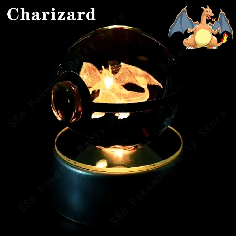 Pokémon 3D Crystal Night Light
